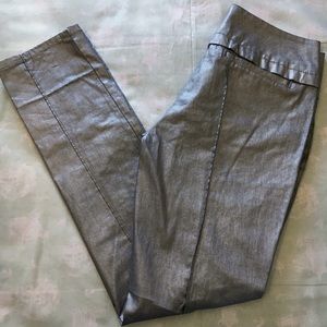 She Said... Silver wax jeans